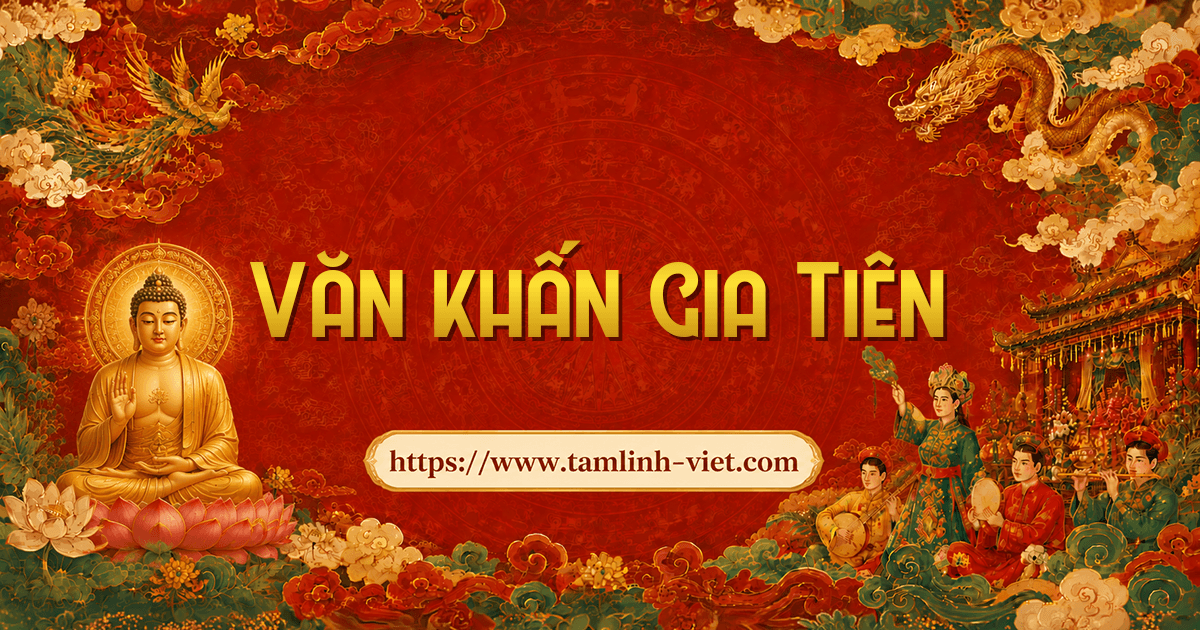 Văn khấn cúng gia tiên tại nhà đầy đủ và chuẩn nhất