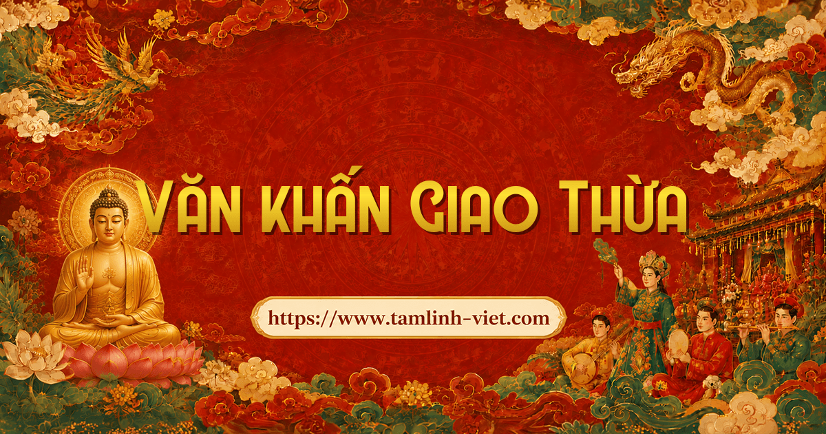 Văn khấn cúng Giao Thừa tại gia đầy đủ và chuẩn nhất