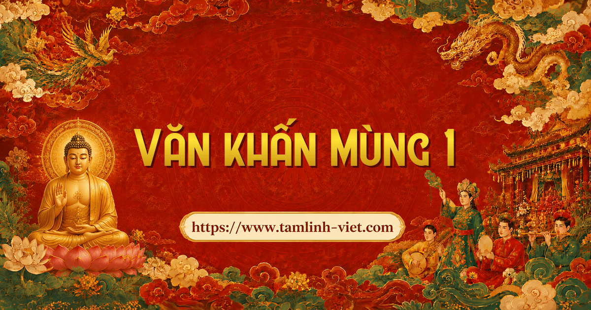Văn khấn mùng 1 hàng tháng tại gia đầy đủ và chuẩn nhất